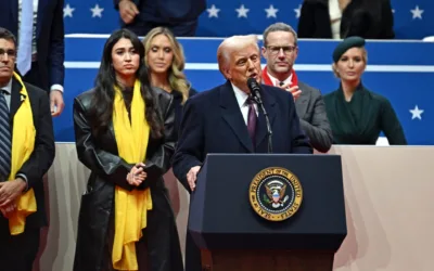 Hostage families, Steve Witkoff appear onstage at post-inauguration Donald Trump rally