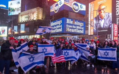 ​Judea and Samaria Councils Thank Trump in Times Square Campaign 