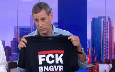 TV Host Yoav Limor Displays Anti-Ben Gvir Shirt Live On Air