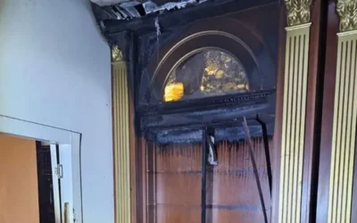 Suspect arson at synagogue of former Chief Rabbi Yitzhak Yosef