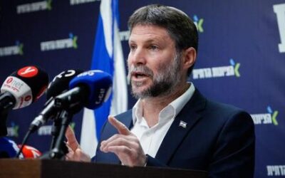 Smotrich pressures Bank of Israel to support settlers under EU sanctions