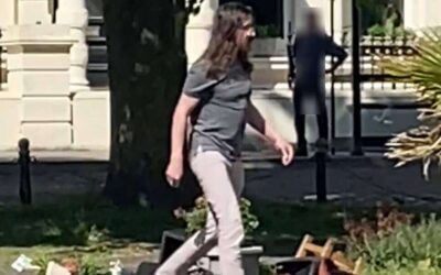 Police release image of man in connection with their enquiries into the destruction of October 7 memorial