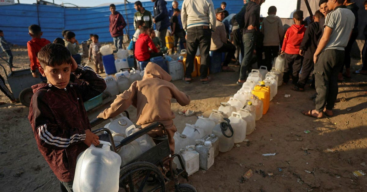 Gaza’s water system is crumbling under war and continued military activity