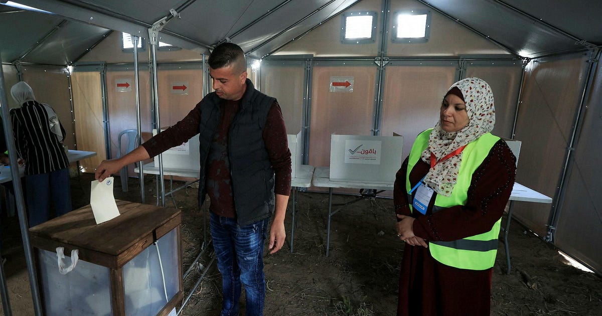 Palestinians in West Bank, one Gaza city vote in first local election since Gaza war