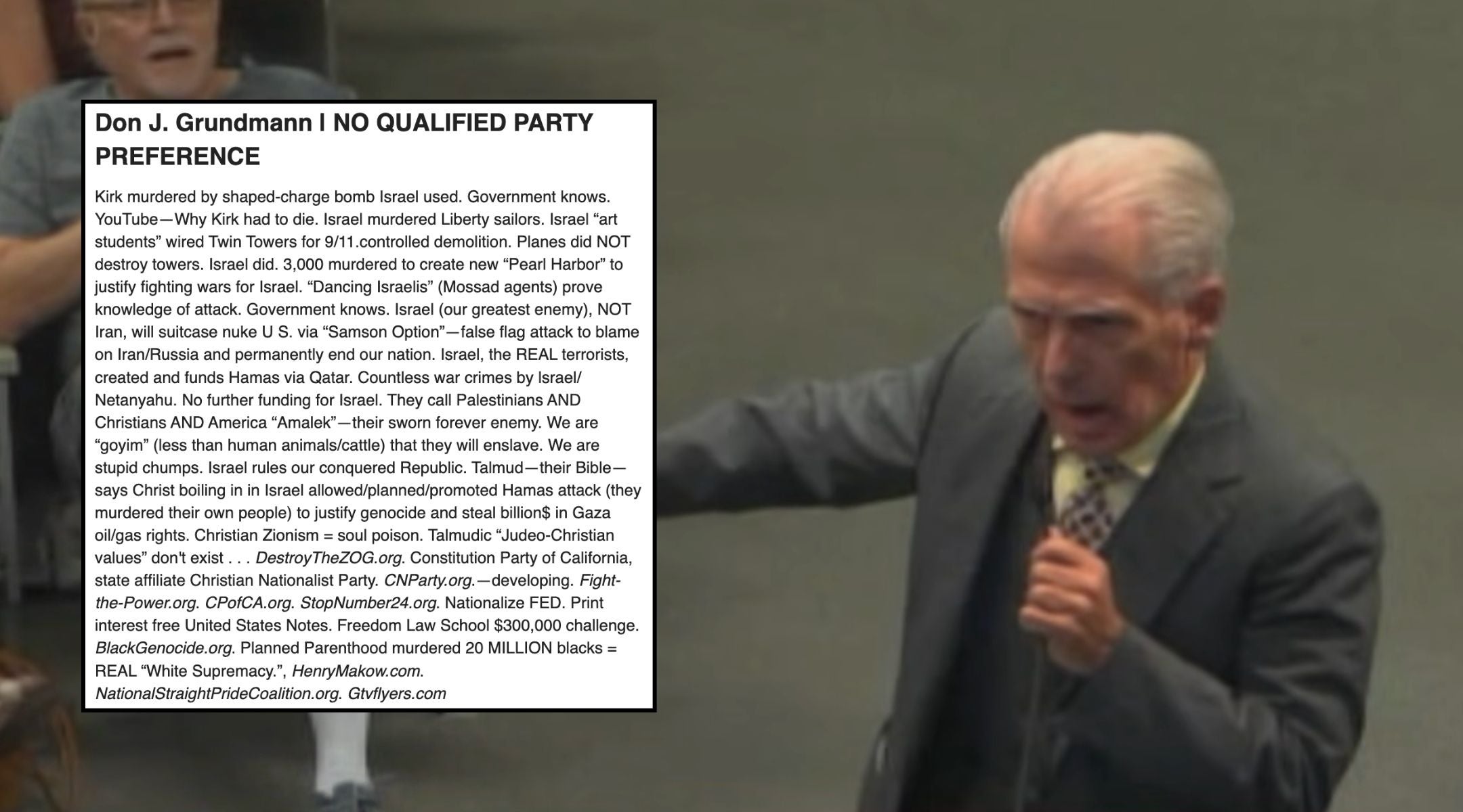 California Jewish groups decry antisemitic conspiracy theories printed in governor’s race voter guide