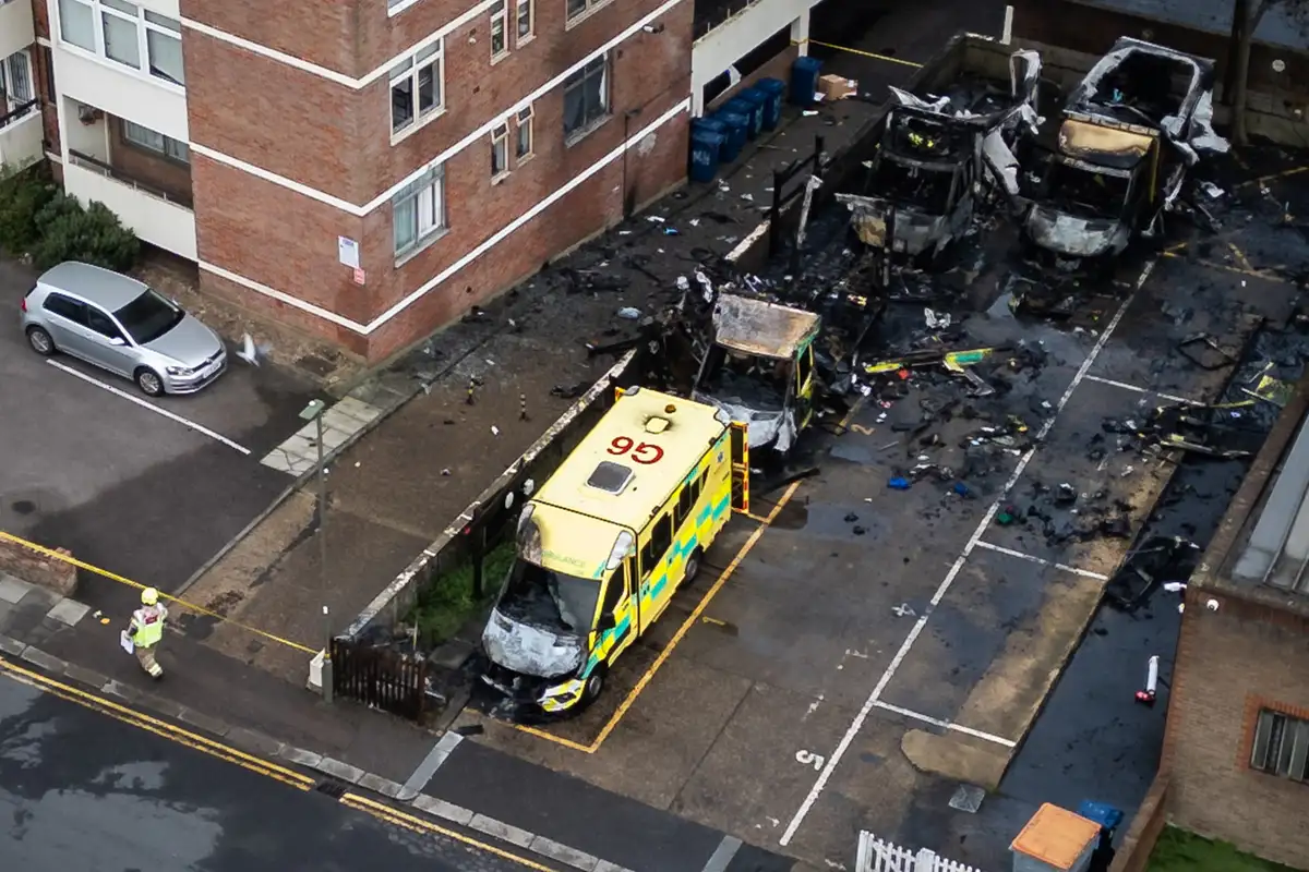 Four in court charged with Hatzola ambulance arson