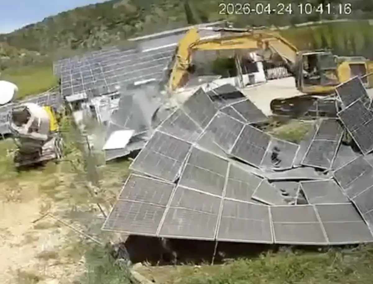 IDF investigating after military bulldozer filmed destroying Christian village’s solar panels in Lebanon