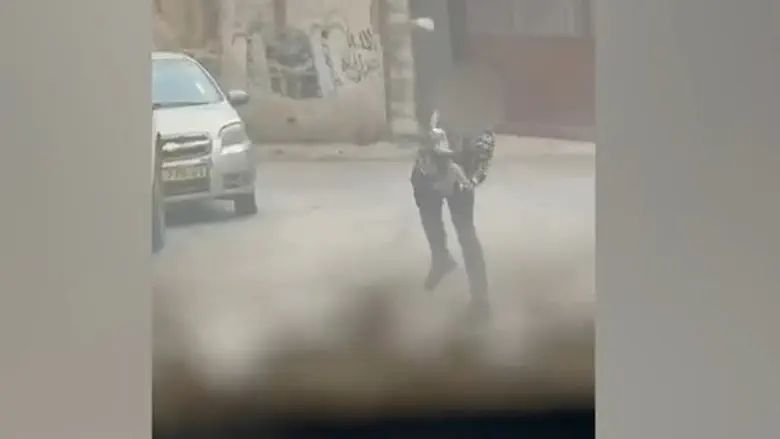 Watch: Caught throwing stones on camera