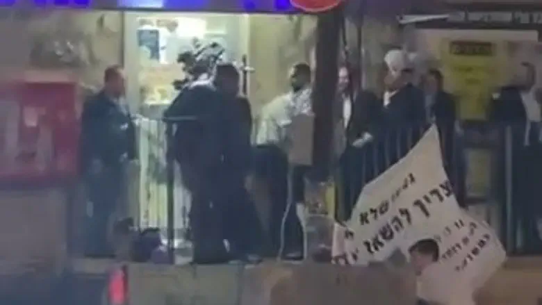 Watch: Water cannon hits Kan News reporter, damages camera equipment