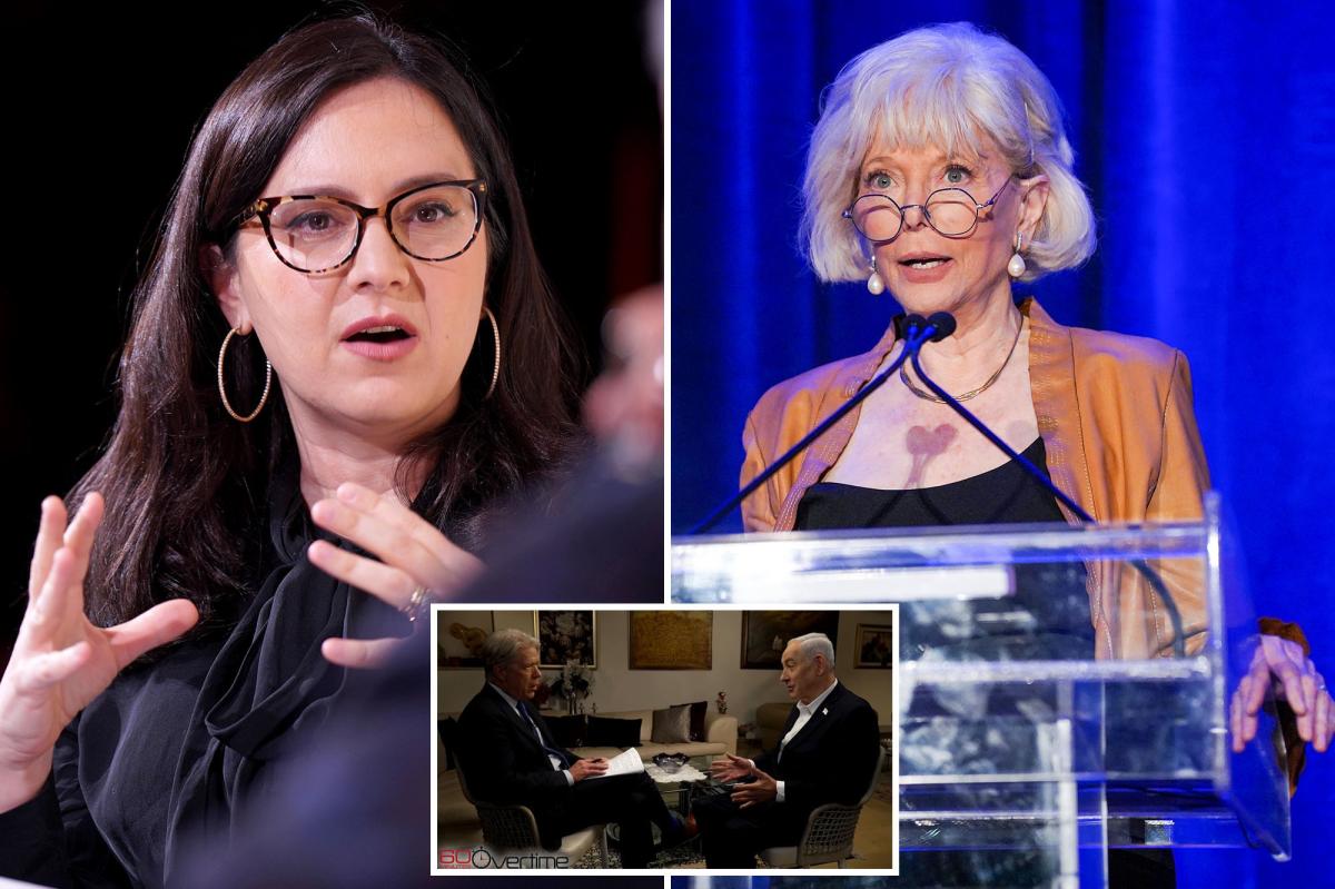 CBS News boss Bari Weiss blindsides ’60 Minutes’ icon Lesley Stahl, hands Netanyahu interview to Major Garrett: report