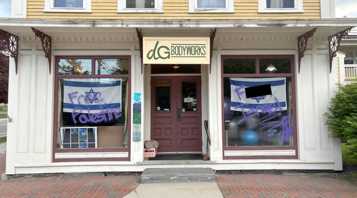 Vermont Police Investigate Anti-Israel Vandalism of Jewish-Owned Store as Possible Hate Crime