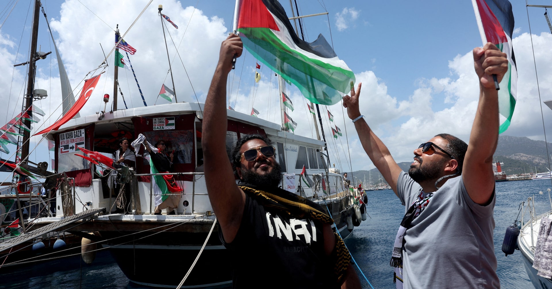 Gaza aid flotilla sets sail again after Israeli interceptions