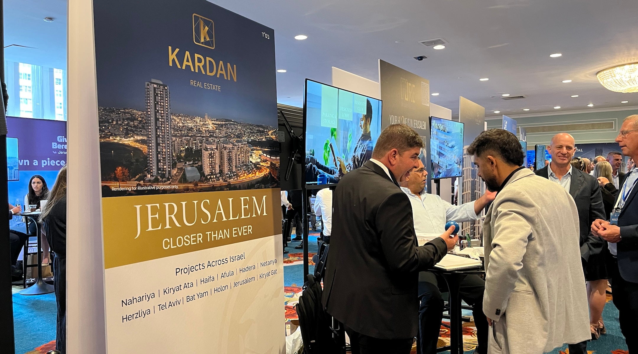 NY GOP gubernatorial candidate Bruce Blakeman attends Israeli real estate expo