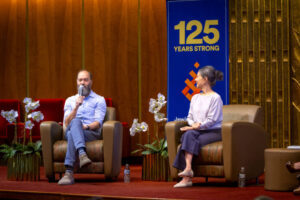 Rachel Goldberg-Polin and Jon Polin Speak at Federation Event