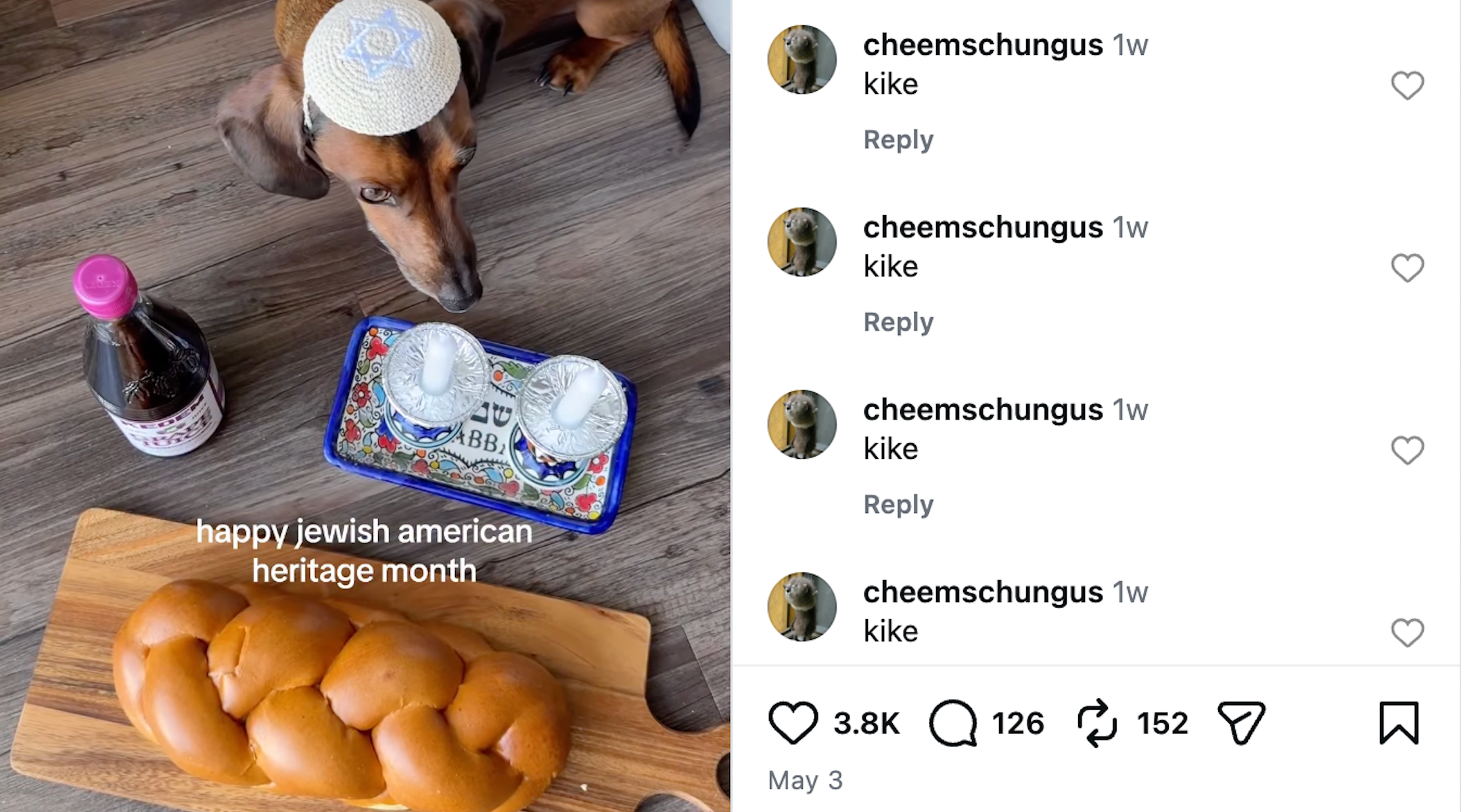 They posted about Jewish American Heritage Month. Then the antisemitic comments poured in.