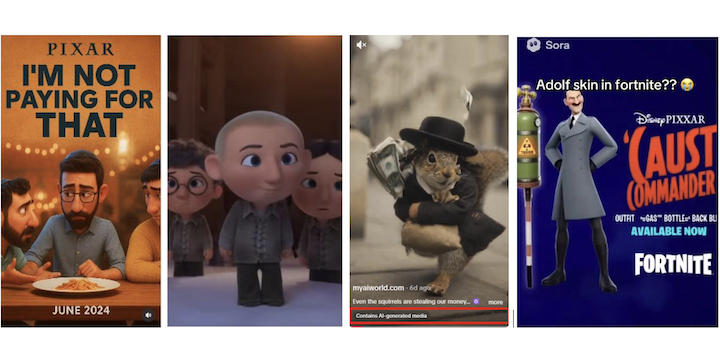 Antisemitic AI Videos Target Children With Disney-Pixar Style to Push Holocaust Denial, Report Shows