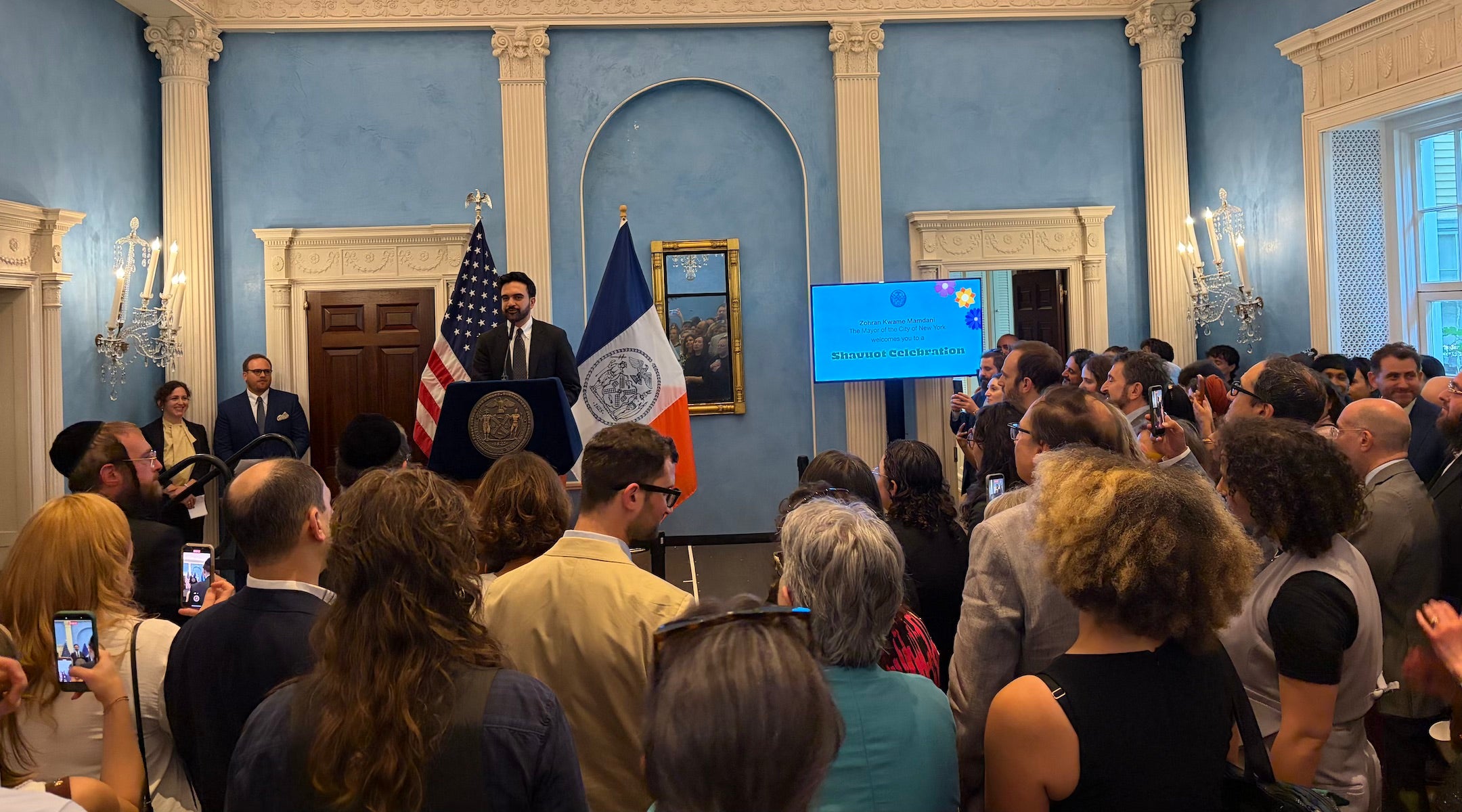 At Mamdani’s Shavuot gathering, Jewish allies make the case for engagement