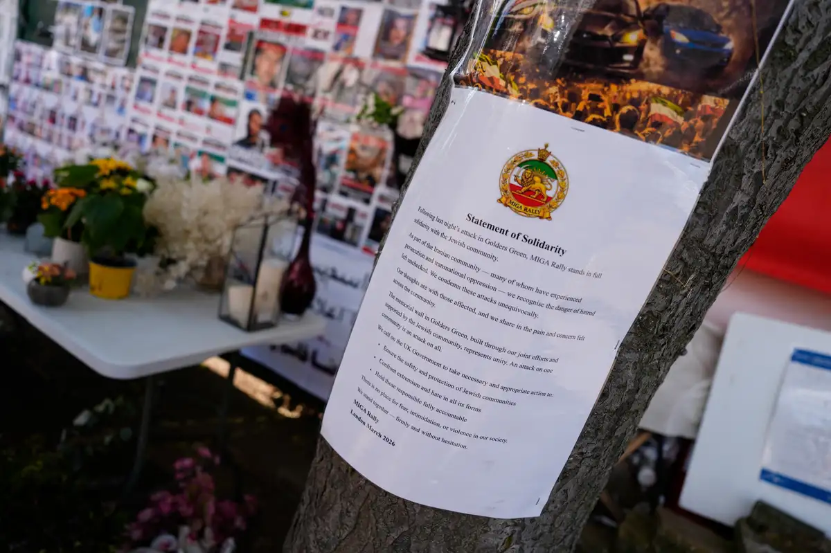 Man charged with arson over fire at Golders Green memorial wall