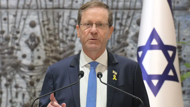 Herzog: No peace possible while Iran arms Hezbollah ‘to its neck’