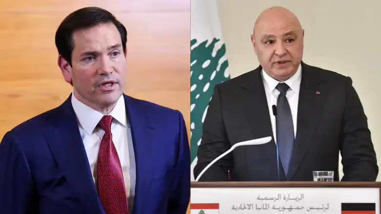 Rubio urges Hezbollah disarmament in phone call with Lebanese President
