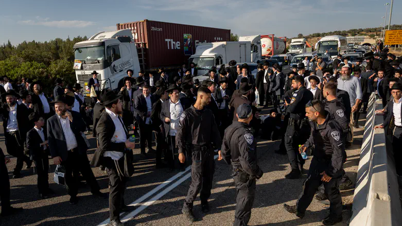 With encouragement from haredi parties: The next stage of the anti-draft protests begins