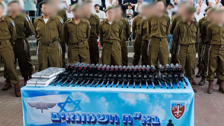 Watch: Moving ceremony of the Hasmonean Brigade