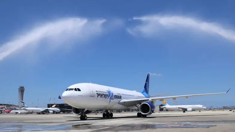 Israir’s first A330 aircraft lands in Israel