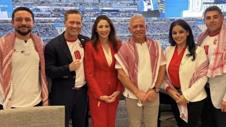 US Amb Waltz joins Jordanian Royal Family at World Cup match