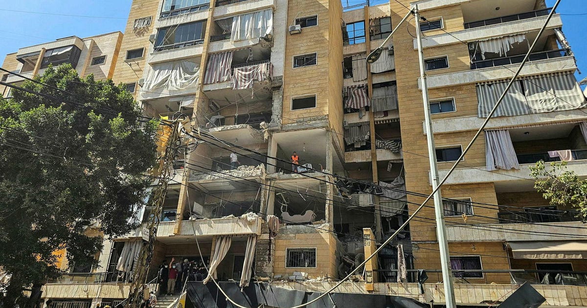 IDF strikes southern Beirut, killing at least two, after Hezbollah fires at northern Israel