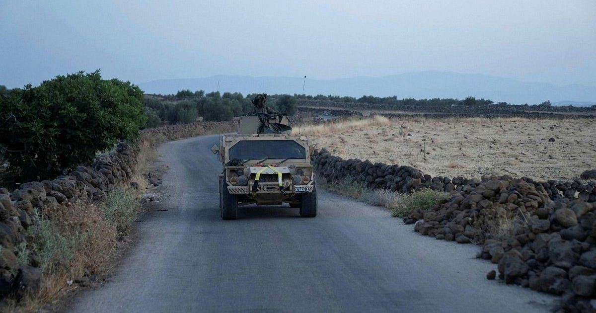 IDF says it killed militants in Israel-controlled territory in southern Syria