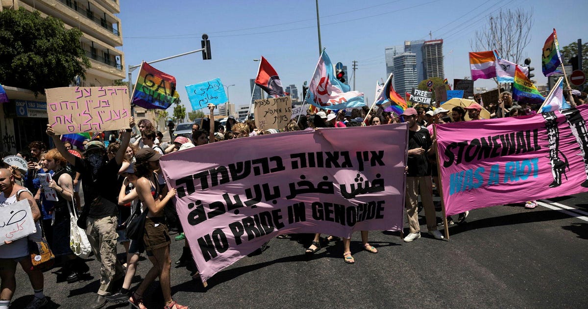 Anti-pinkwashing Pride march in Tel Aviv slams ‘conservative, misogynistic and fascist forces in Israel’