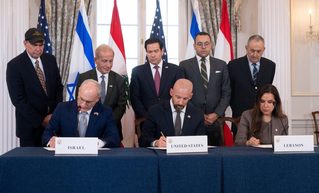 ​Israel and Lebanon sign framework agreement with US in ‘first step’ toward peace 