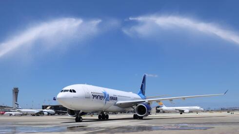 Israir’s first wide-body jet lands in Israel ahead of New York launch