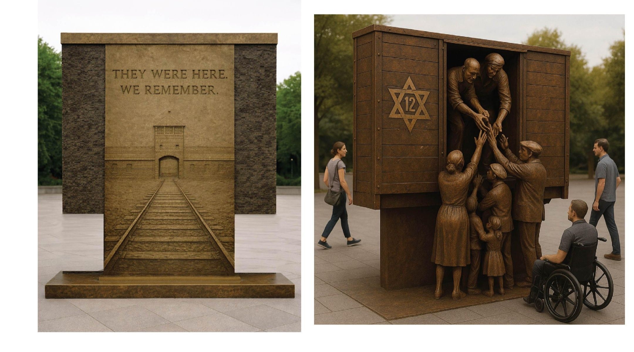 In North Carolina, a memorial project will honor Martin Luther King and Holocaust victims