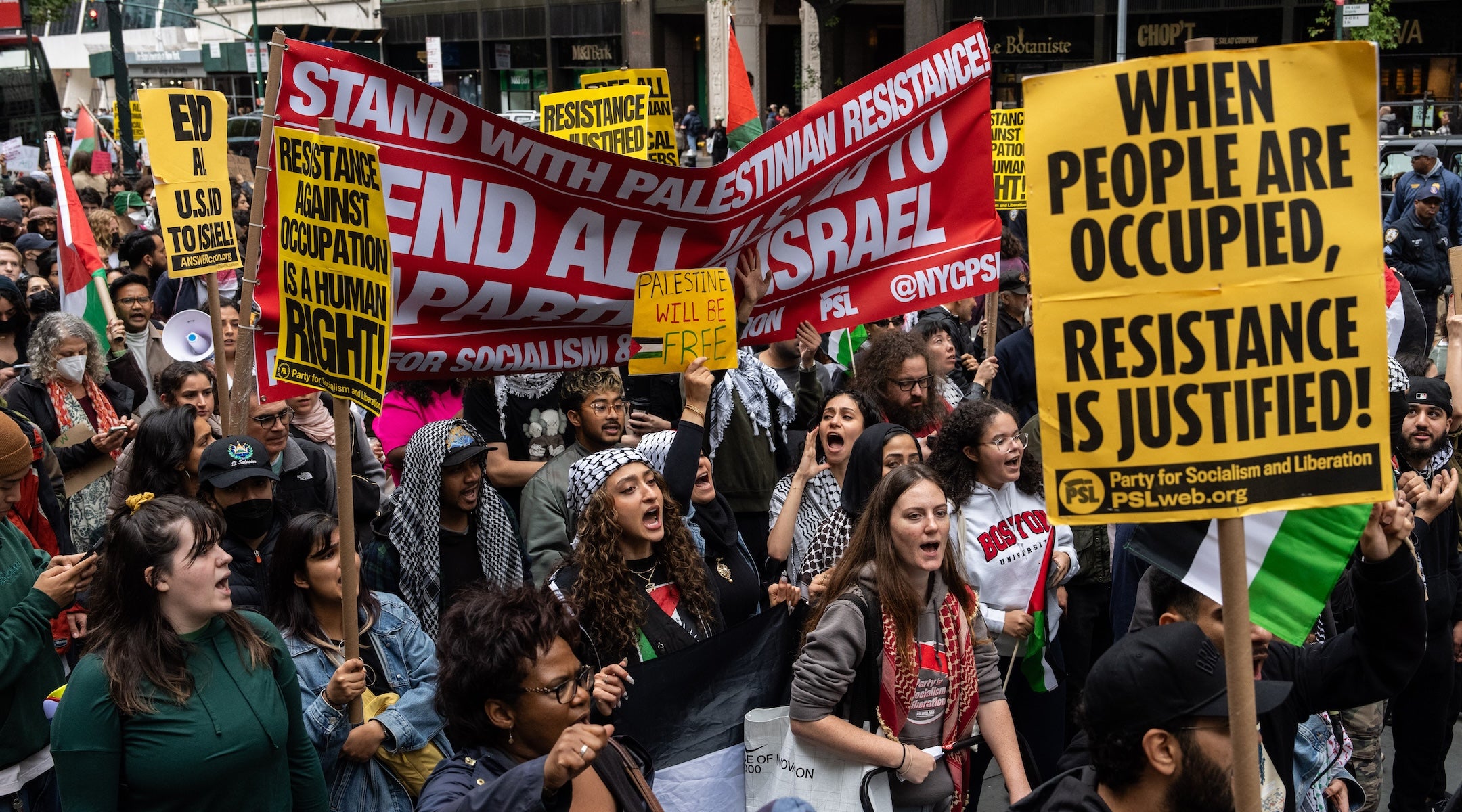 Avila Chevalier attended Oct. 8 pro-Palestinian rally that Mamdani and Lander condemned