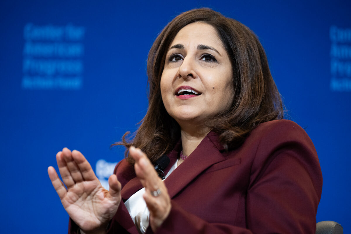 Neera Tanden reemerges at CAP, draws red lines against extremists in Dem Party