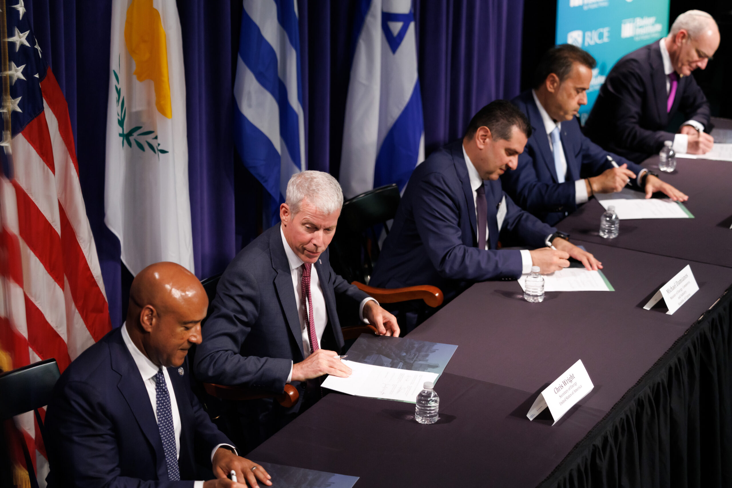Energy Department formalizes Eastern Mediterranean alliance with Israel, Cyprus and Greece at Houston hub