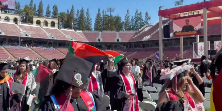 Students for Justice in Palestine Leads Walkout During Stanford Graduation to Protest Google Ties to Israel