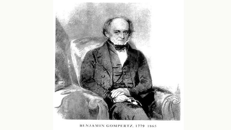 ​Benjamin Gompertz: The Jewish Father of Actuarial Science 