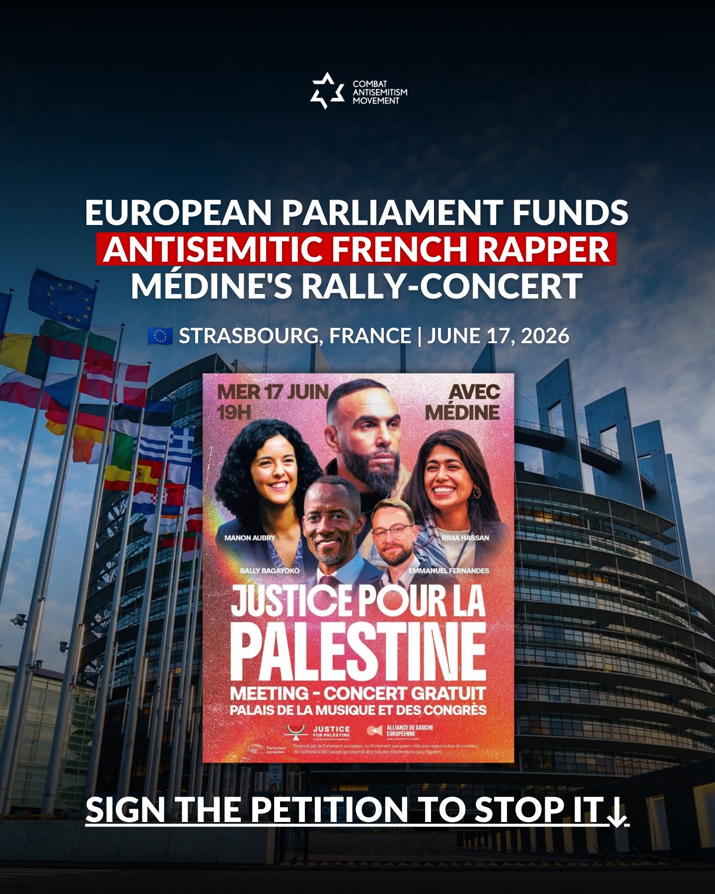 Urgent campaign launched to stop European Parliament from hosting antisemitic rapper – EJP
