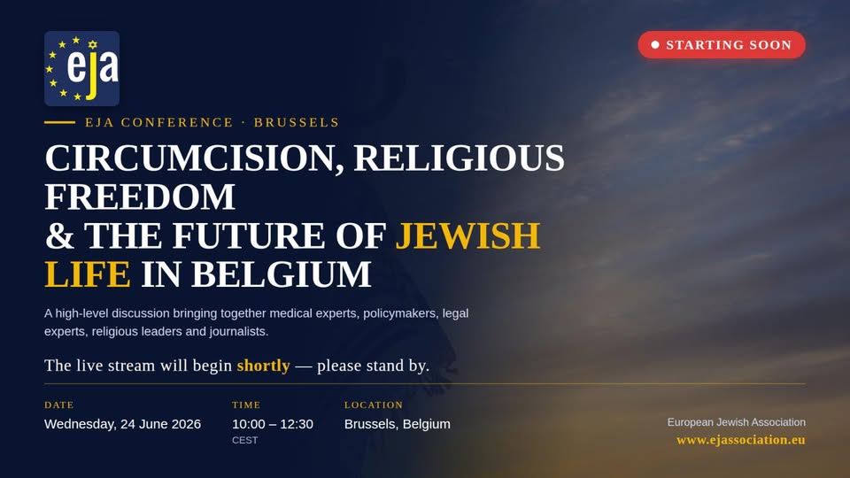 ‘Banning B’rith Milah in Belgium would in effect ban the possibility of Jewish life to flourish in any EU member state’ – EJP