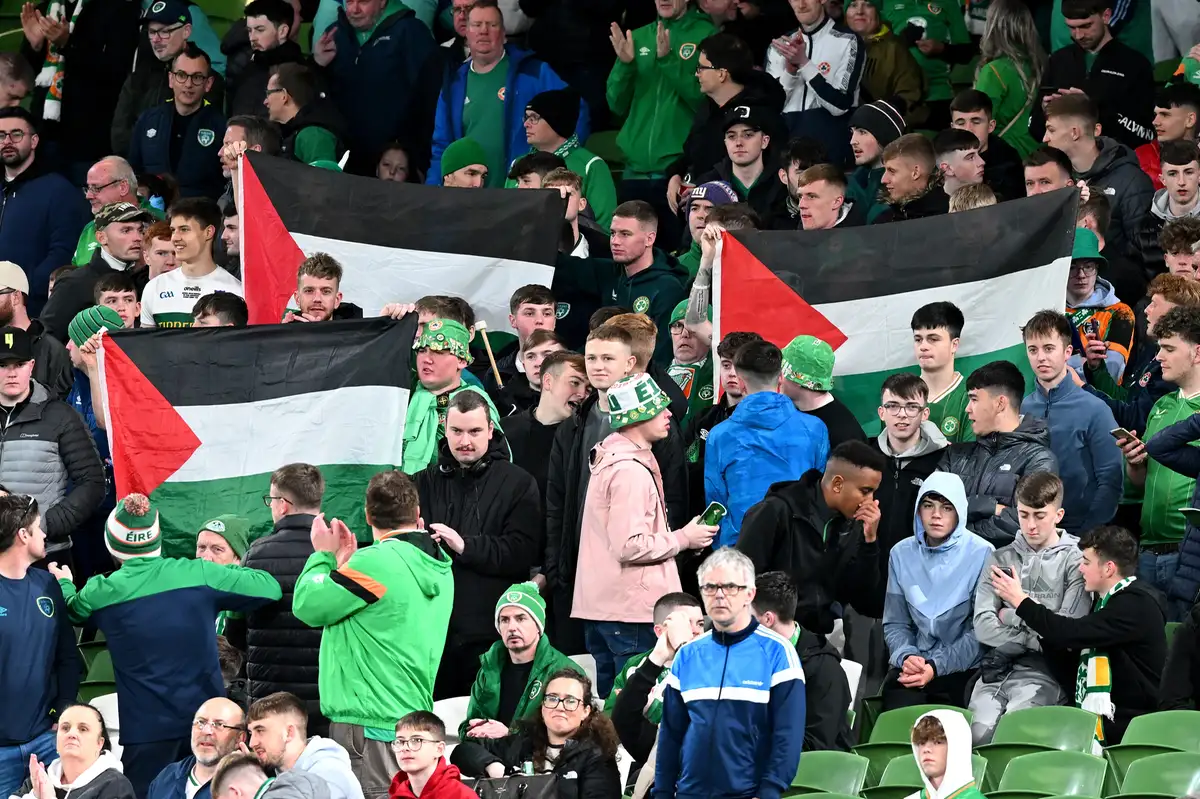 Ireland v Israel to take place at neutral venue and without fans over pro-Palestine protest fears