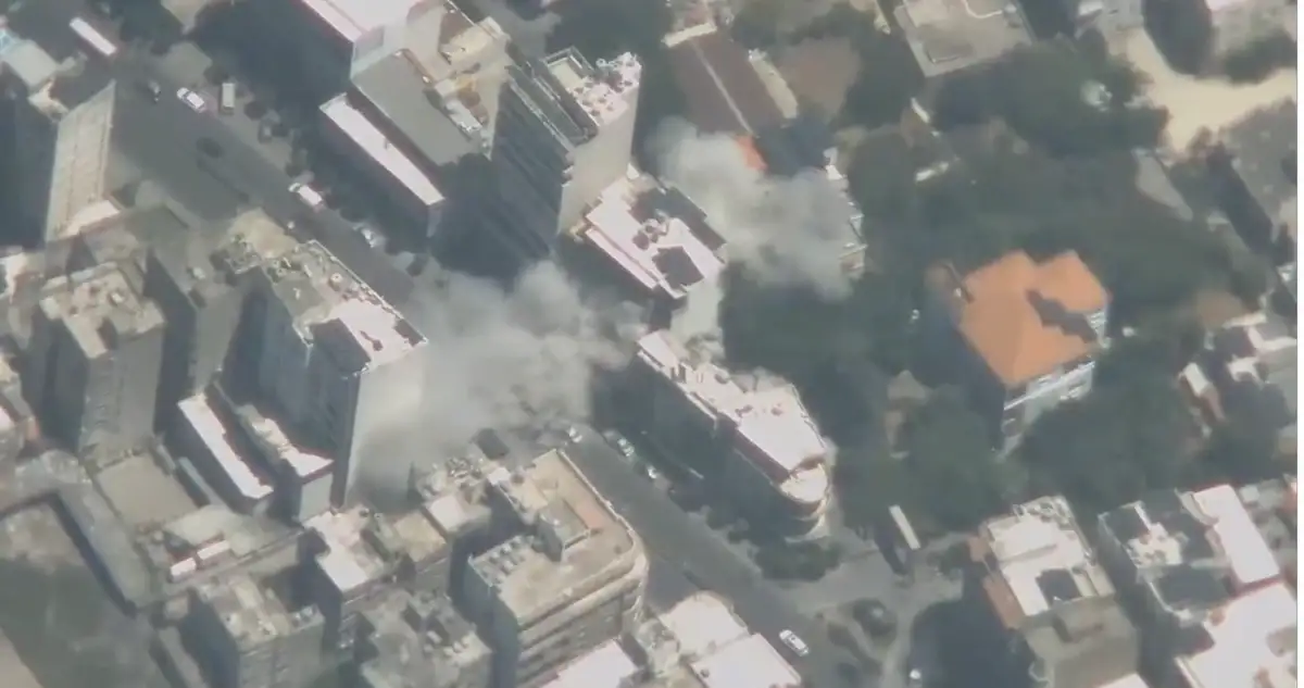 Israel strikes Hezbollah in Beirut following cross-border attack