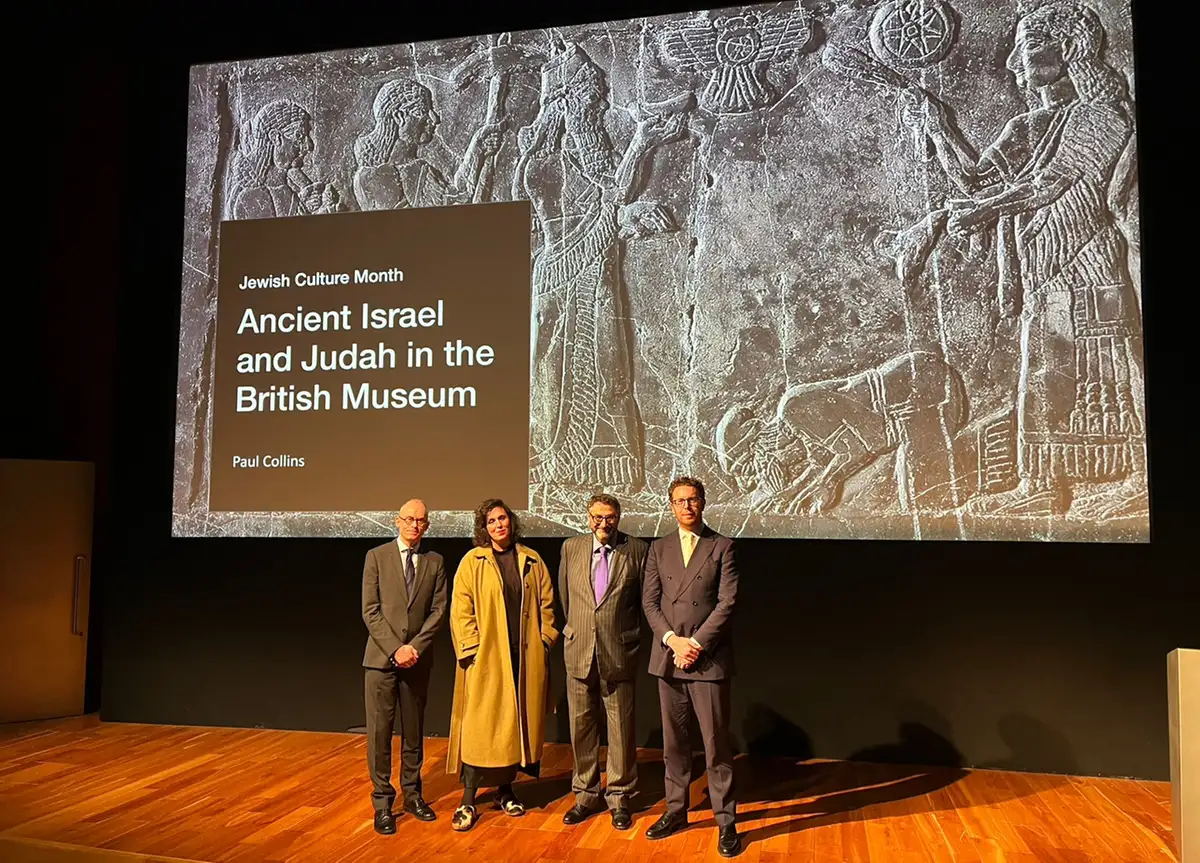 ‘We will not be intimidated’: British Museum director rebuts the mob as Israel lecture attracts thousands
