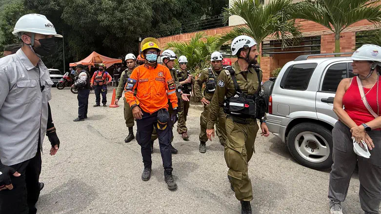 IDF delegation formulates national plan to rebuild earthquake-hit areas in Venezuela