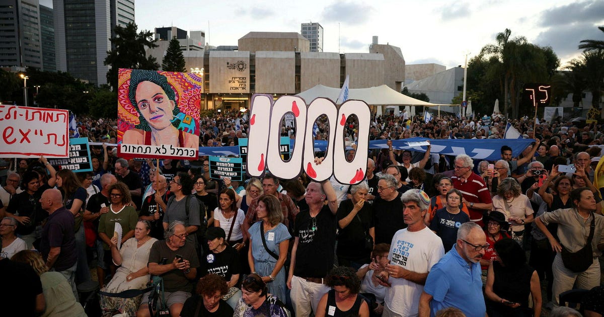 Israelis set to protest across the country against Netanyahu government