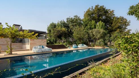 Inside the blue dream villa with a private cinema and pool