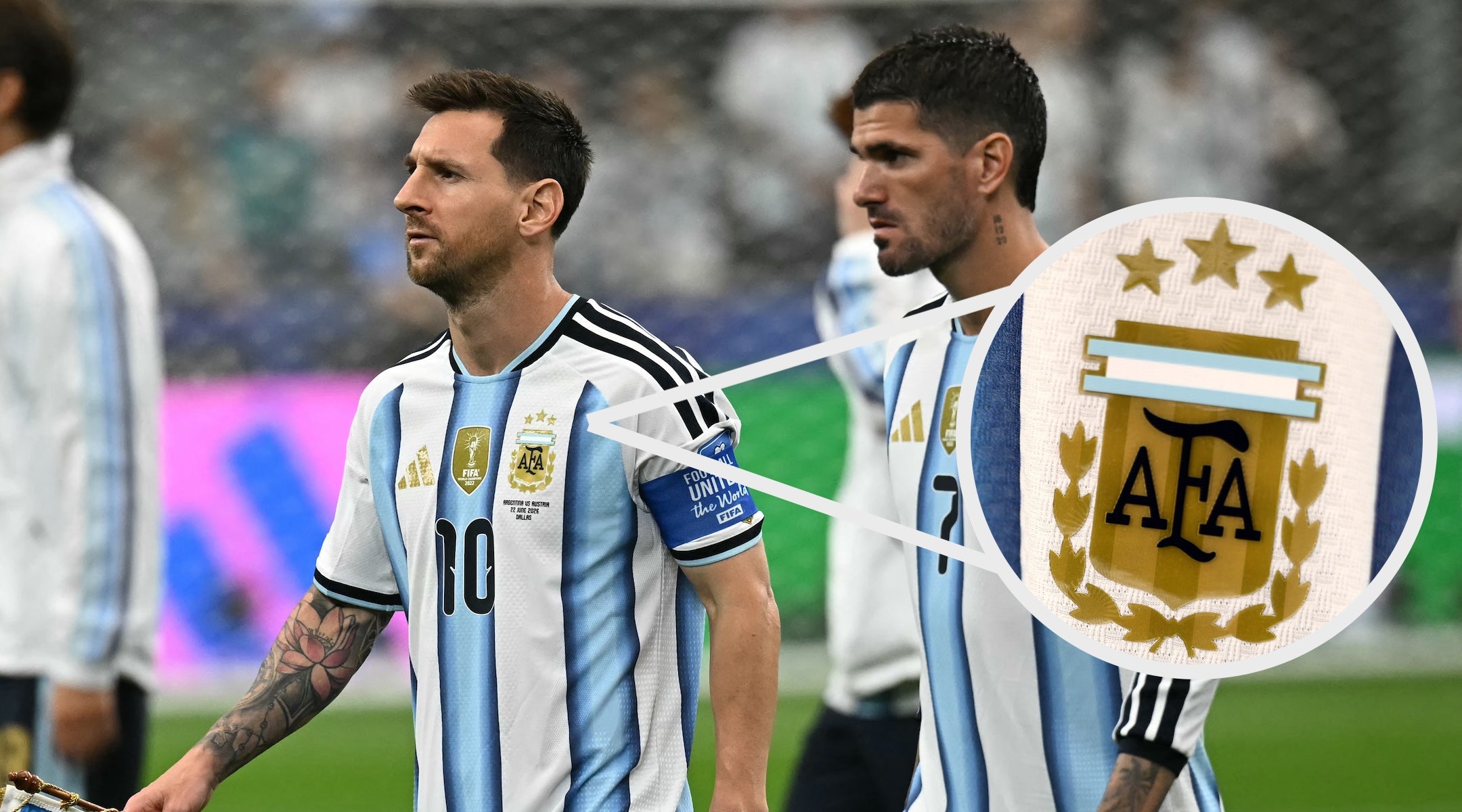 The iconic crest worn by Messi and Argentina’s soccer team was designed by a Jewish superfan 50 years ago