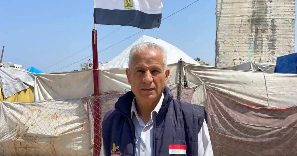 Senior Egyptian aid official among three killed in Israeli strike on Gaza