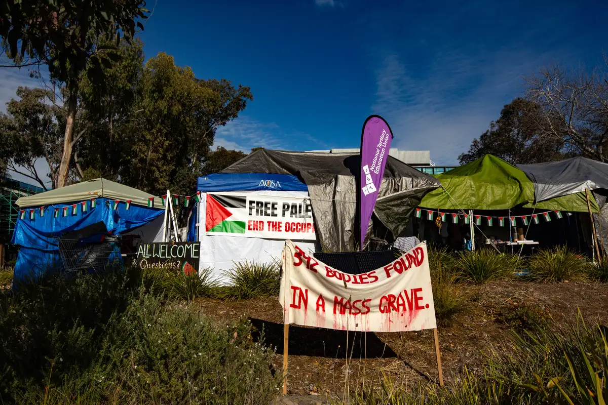 Australian university head apologises over encampments